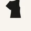 T-SHIRT DRAPÉ ASYMÉTRIQUE