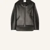 VESTE BIKER OVERSIZE EN CUIR