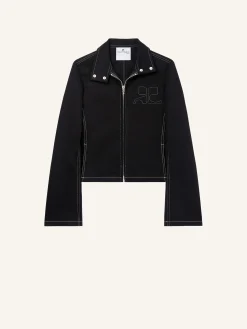 VESTE ICONIQUE EN DENIM SURPIQUÉ