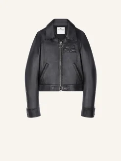 VESTE ICONIQUE ZIPPÉE EN CUIR